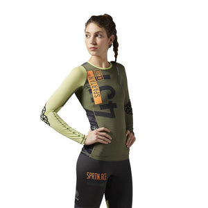 [AI1927] Womens Spartan Long Sleeve Compression Shirt