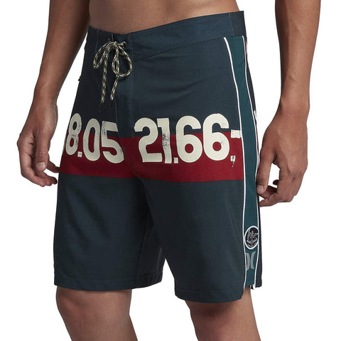 [AJ2042-303] JJF 4 Phantom Parallel Sea 19" Boardshorts