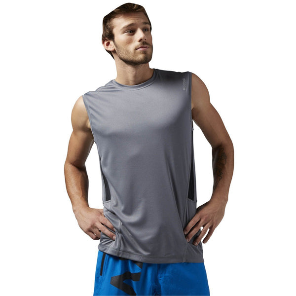 [AJ2888] Mens Reebok Workout Ready Sleveless Tech Top