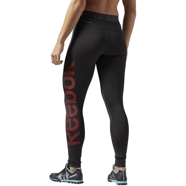 [AJ3501] Womens Reebok Workout Ready Big Logo Tights