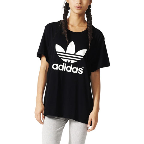 [AJ8351] Womens Adidas Boyfriend Trefoil Tee