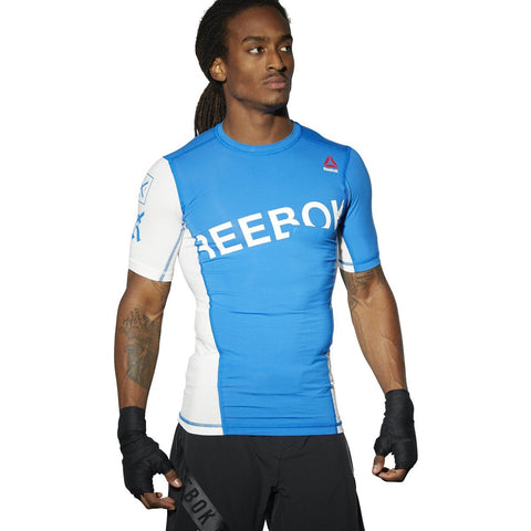 [AJ9078] Mens Reebok Train Like A Fighter Short Sleeve Compression Top