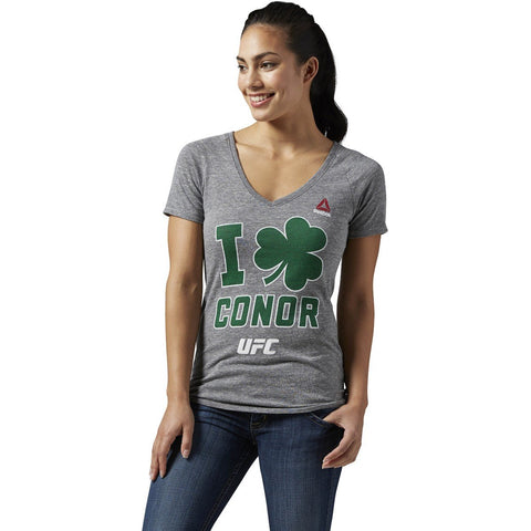 [AR9315] Womens Reebok Triblend V-Neck Tee UFC