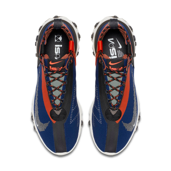 [AT3143-400] Mens Nike REACT RUNNER MID WR 'ISPA BLUE VOID TEAM ORANGE'