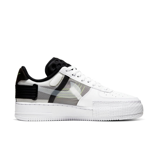 [AT7859-101] Mens Nike AIR FORCE 1 TYPE 'WHITE BLACK VOLT'