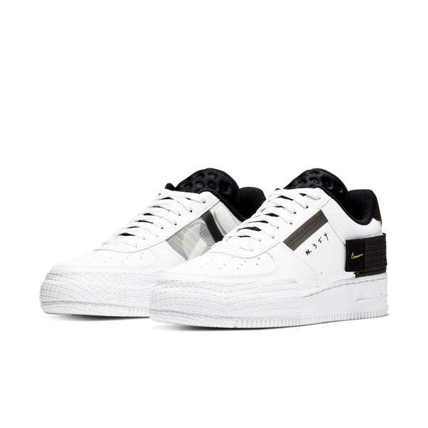 [AT7859-101] Mens Nike AIR FORCE 1 TYPE 'WHITE BLACK VOLT'