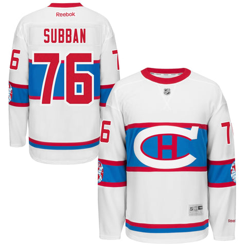 [AT8813] Mens Reebok NHL Winter Classics Premier Jersey Montreal Subban