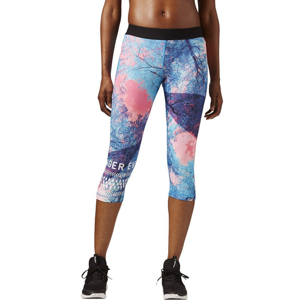 [AY4483] Womens Reebok One Series Crossfit Tree Capri