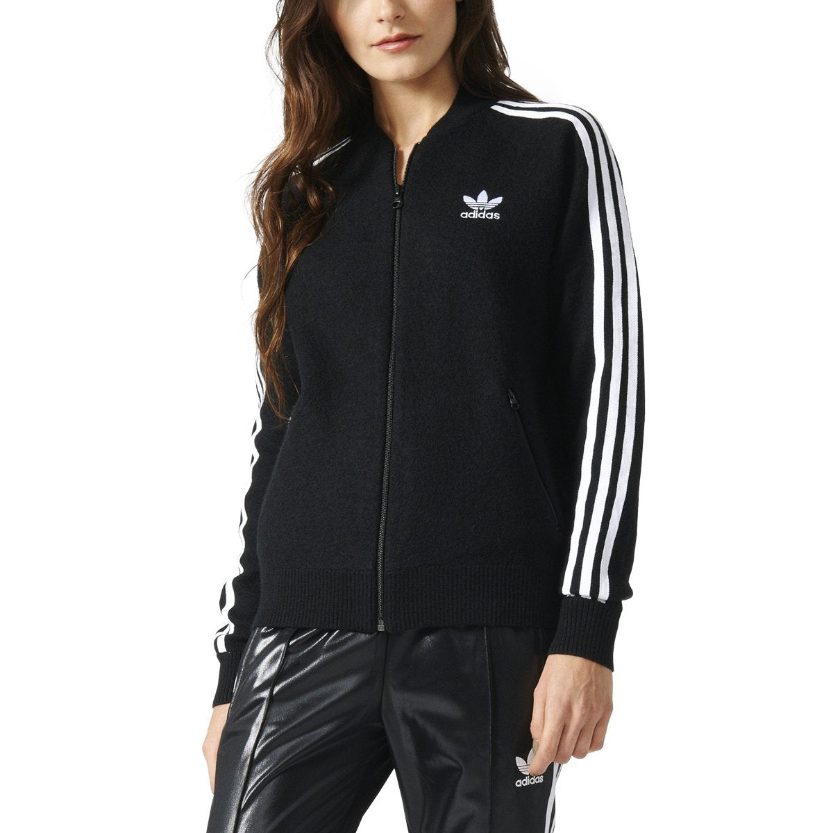 [AY5234] Womens Superstar Knit Track Jacket