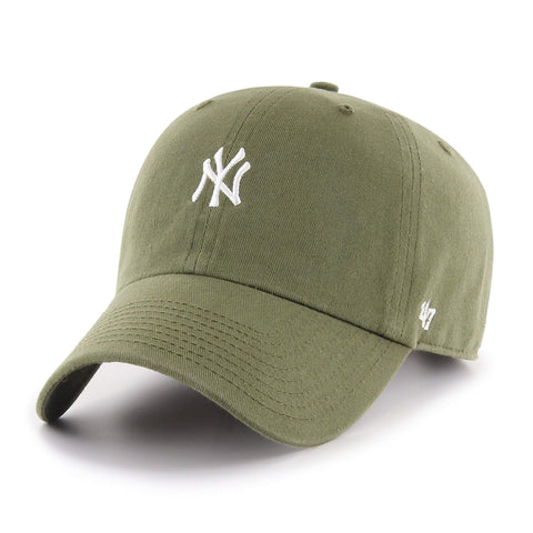 Mens 47 Brand NY Yankees Clean Up Strapback - Olive Green