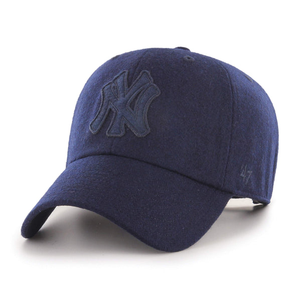 Mens 47 Brand NY Yankees Clean Up Strapback - Navy
