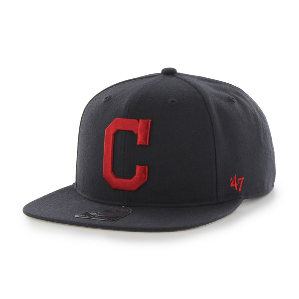 Mens 47 Brand Cleveland Indians Captain Snapback - Navy