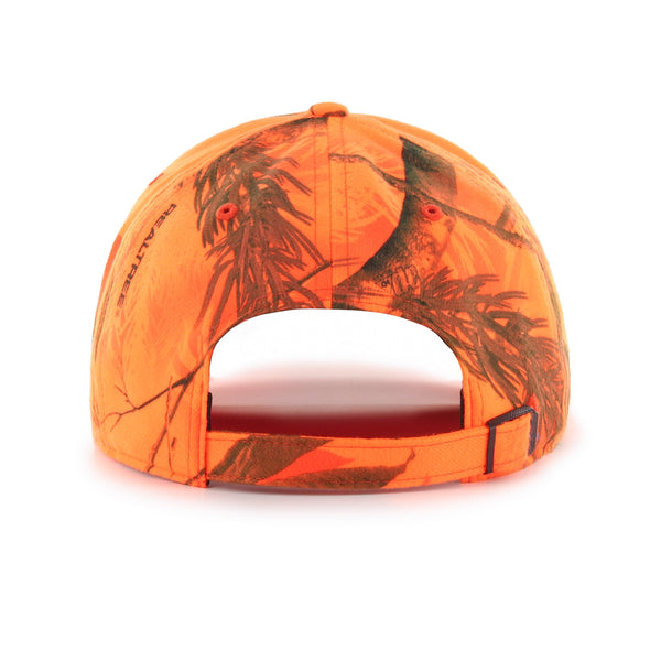 Mens 47 Brand NY Yankees Tree Line MVP DP Strapback - Orange Realtree AP