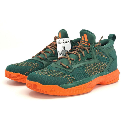 [B38910] D Lillard 2 Primeknit NCAA "Miami"