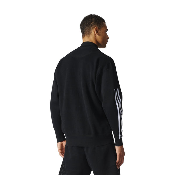 [B46993] Icon Knit Bomber Jacket