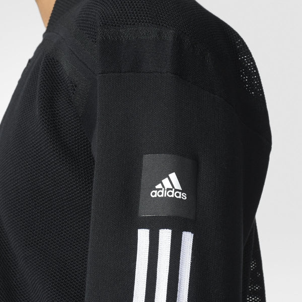 [B46993] Icon Knit Bomber Jacket