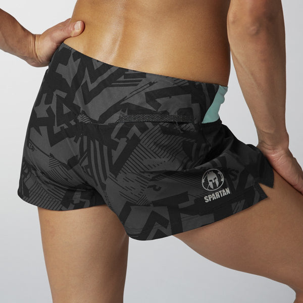 [B84157] Womens Reebok Spartan Mud Shorts