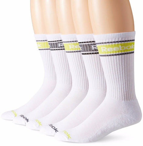 [BA2887] Reebok Crew-Tube Logo Socks (5 Pack)