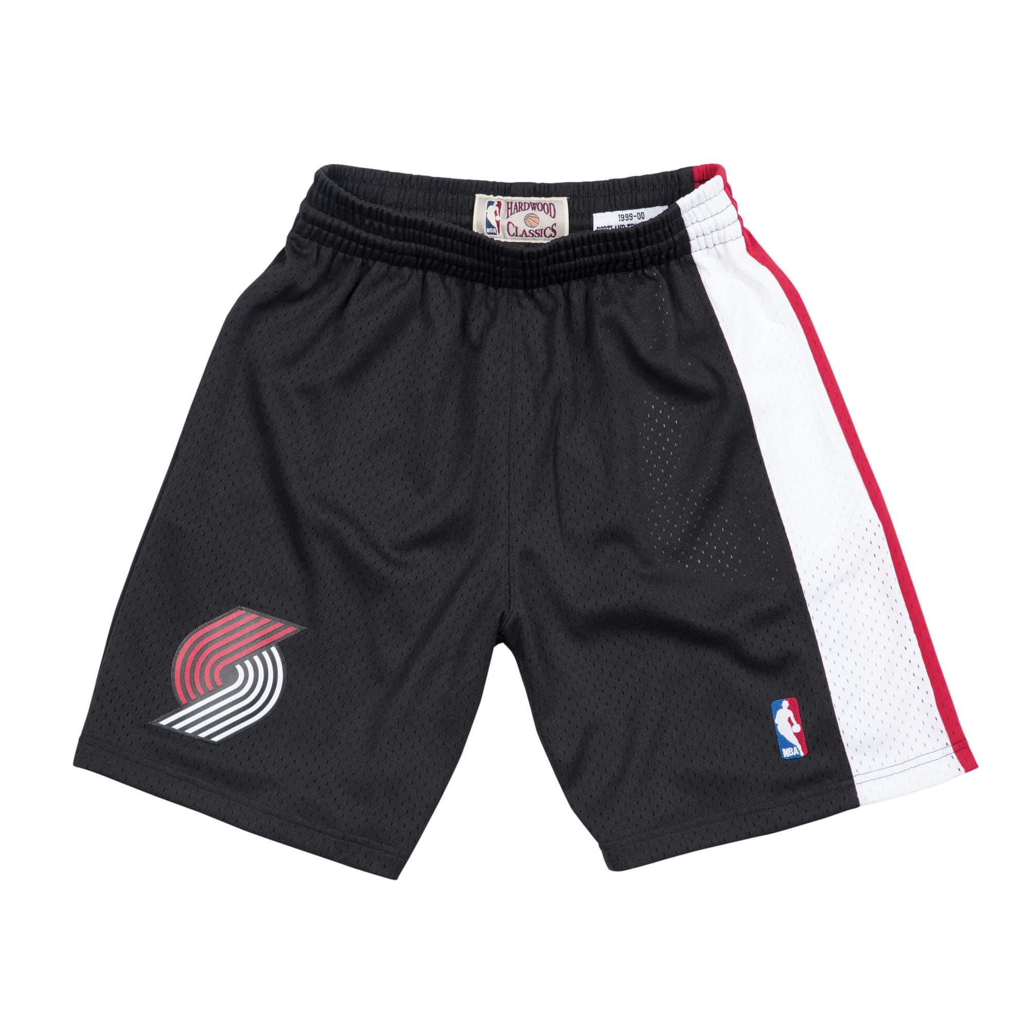 [BA30ZC-PTB-K-JID] Mens Mitchell & Ness NBA 1999-00 Portland Trail Blazers Road Swingman Shorts