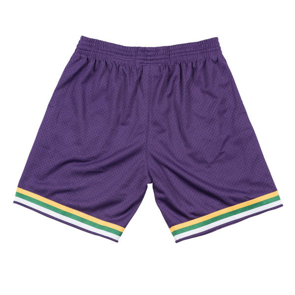 [BA30ZC-UJA-L-NI7] Mens Mitchell & Ness NBA Road Swingman Shorts 1991 Utah Jazz