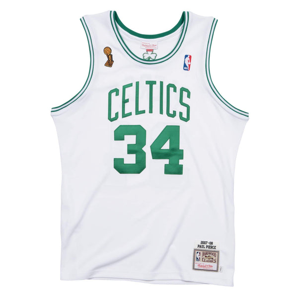 [BA66QM-BCE-W-EOU] Mens Mitchell & Ness NBA Paul Pierce 2007-08 Boston Celtics Authentic Finals Jersey