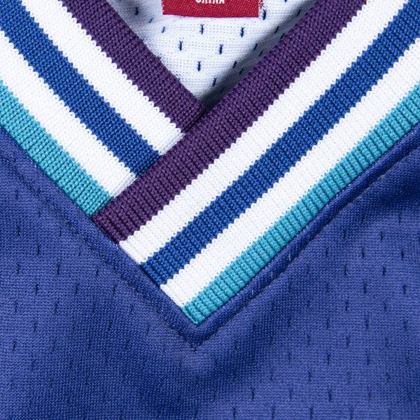 [BA688C-CHO-L-JHH] Mens Mitchell & Ness NBA Authentic Jersey Charlotte Hornets Alternate 1994-95 Muggsy Bogues