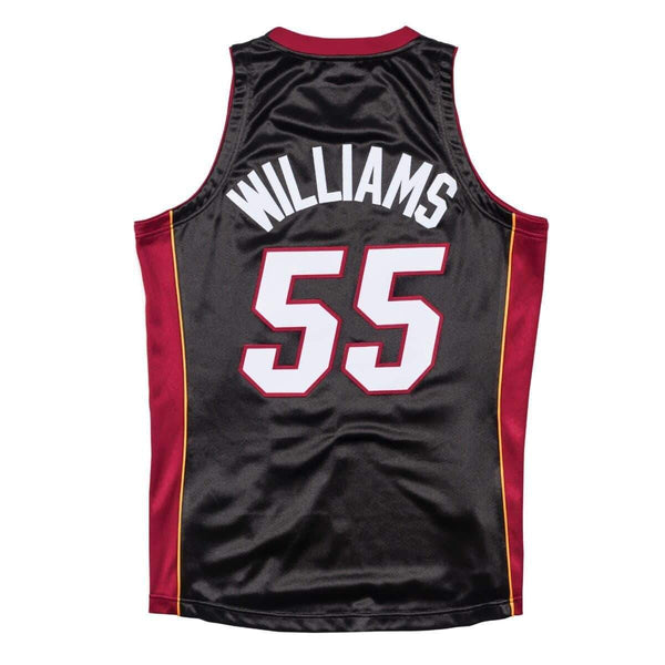 [BA688C-MHE-K-JHM] Mens Mitchell & Ness NBA Authentic Jersey Miami Heat Road Finals 2005-06 Jason Williams