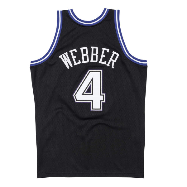 [BA688C-SKI-K-JHR] Mens Mitchell & Ness NBA Authentic Jersey Sacramento Kings Road 1998-99 Chris Webber
