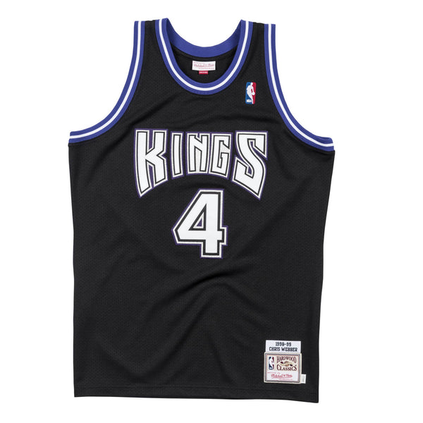 Mens Mitchell & Ness NBA Authentic Jersey Sacramento Kings 1998-99 Chris Webber
