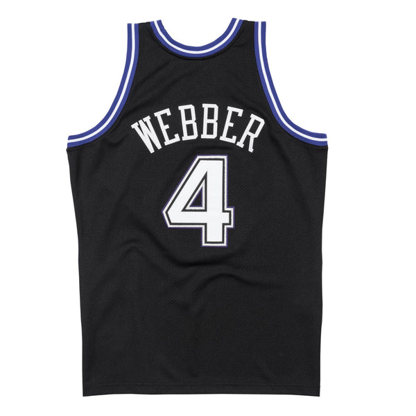 Mens Mitchell & Ness NBA Authentic Jersey Sacramento Kings 1998-99 Chris Webber