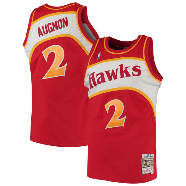 [BA81MB-AHA-R-NHO] Mens Mitchell & Ness NBA Road Swingman Jersey 1991 Hawks Stacey Augmon