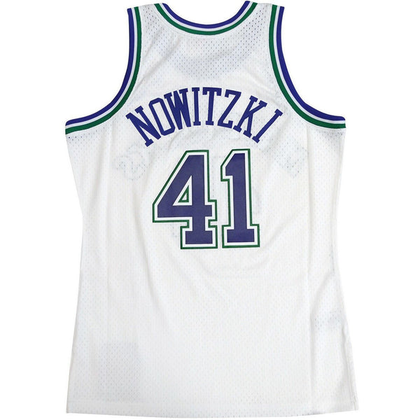 [BA81MB-DMA-W-NOK] Mens Mitchell & Ness NBA Home Swingman Jersey 1998-99 Mavericks Dirk Nowitzki