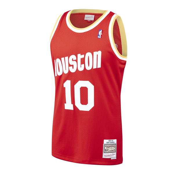 [BA81MB-HRO-R-NHS] Mens Mitchell & Ness NBA Road Swingman Jersey 1993 Rockets Sam Cassell