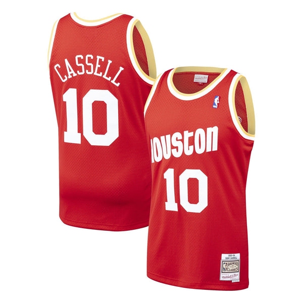 [BA81MB-HRO-R-NHS] Mens Mitchell & Ness NBA Road Swingman Jersey 1993 Rockets Sam Cassell