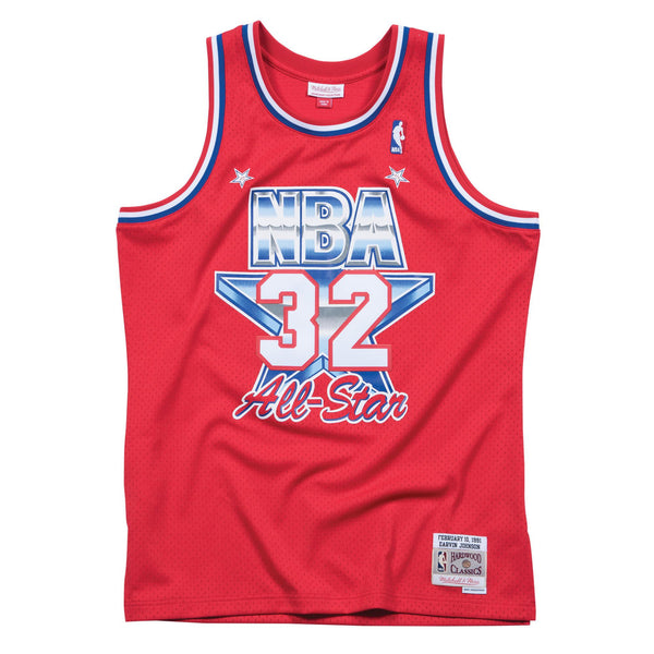[BA84JV-ASW-R-C0E] Mens Mitchell & Ness NBA 1991 All Star West Swingman Magic Johnson Jersey