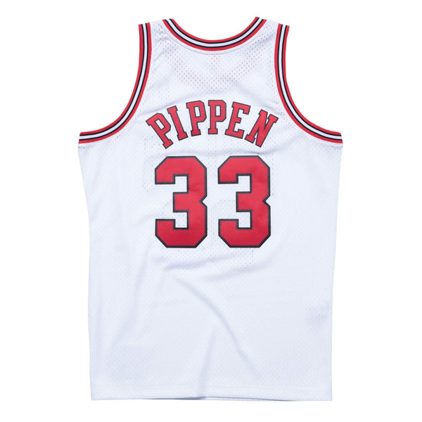 [BA84SL-CBU-W-C8O] Mens Mitchell & Ness NBA Swingman Jersey Bulls Scottie Pippen