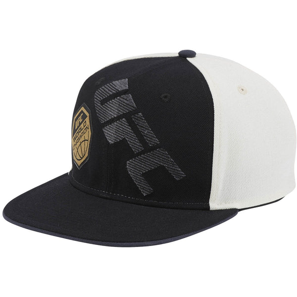 [VW41Z] UFC Flat Brim Snapback Hat - Black | Cream | Gold - Champion