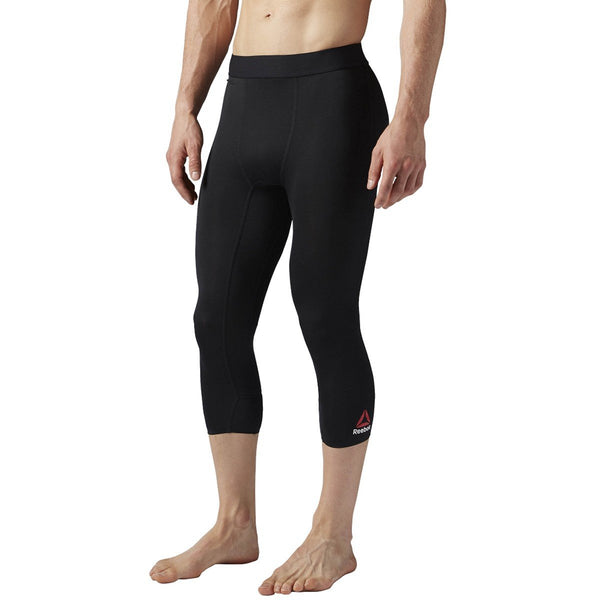[BK3976] Mens Reebok Solid 3/4 Compression Tights
