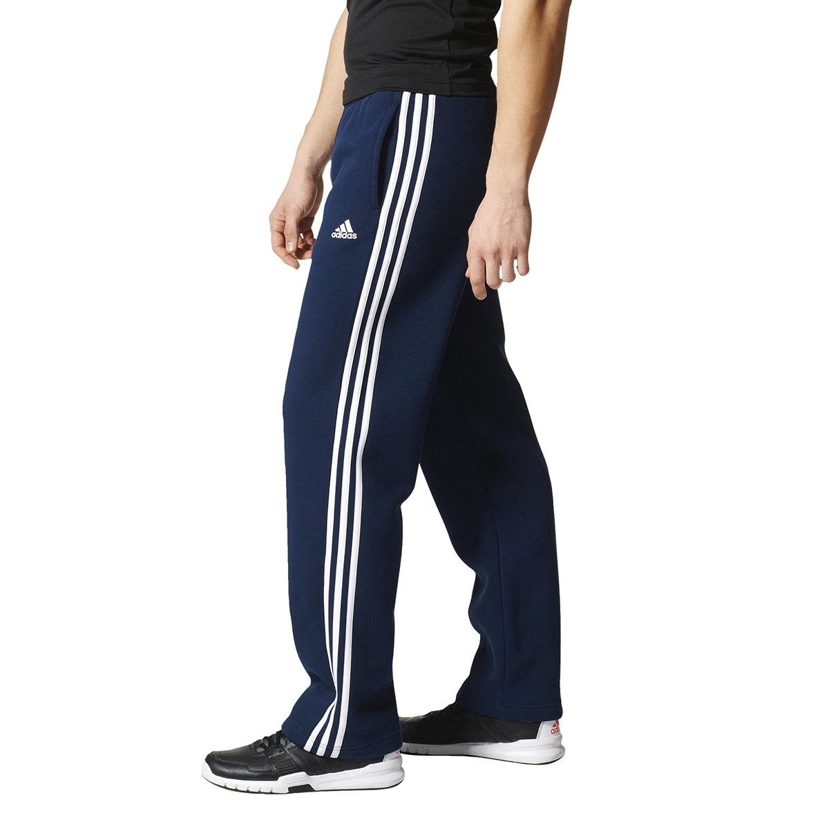 [BK7428] Mens Essentials 3 Stripe Fleece Pant