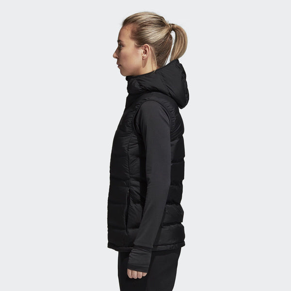 [BQ1943] Womens Adidas Helionic Hooded Down Vest