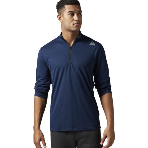 [BQ8075] Mens Reebok Workout Ready Supremium 2.0 1/4 Zip Tee