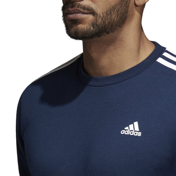 [BQ9644] Essentials 3-Stripes Crew Sweatshirt