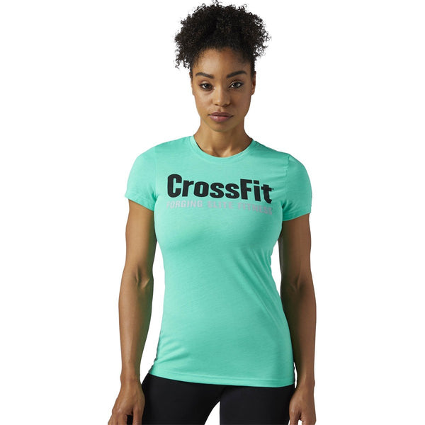 [BR0629] Womens Reebok RCF Crossfit Forging Elite Fitness Tee