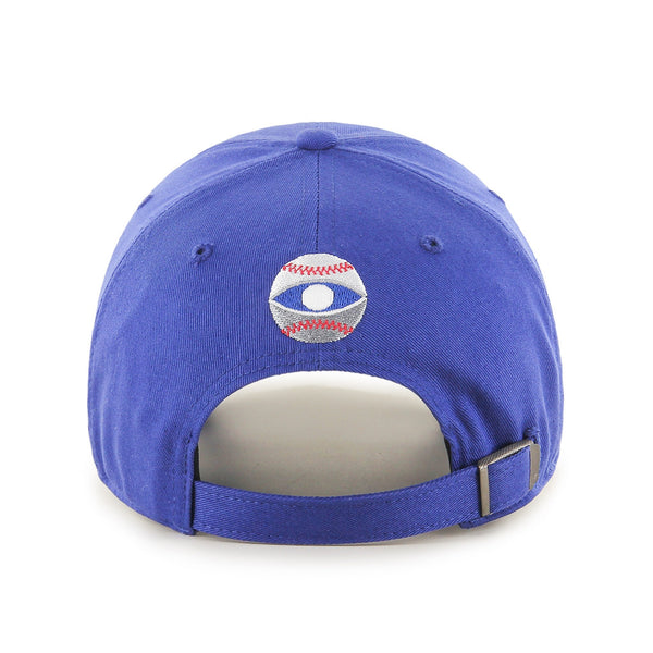 Mens 47 Brand LA Dodgers Clean Up Strapback - Royal Blue