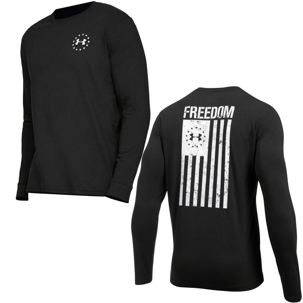 [1333369] Mens Under Armour Freedom Flag Long Sleeve Tee