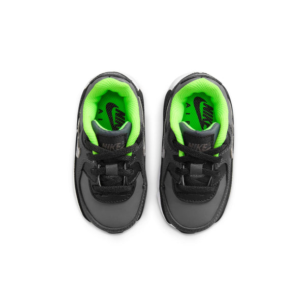 [CD6868-016] Toddlers Nike AIR MAX 90 'BLACK CHROME (TD)'