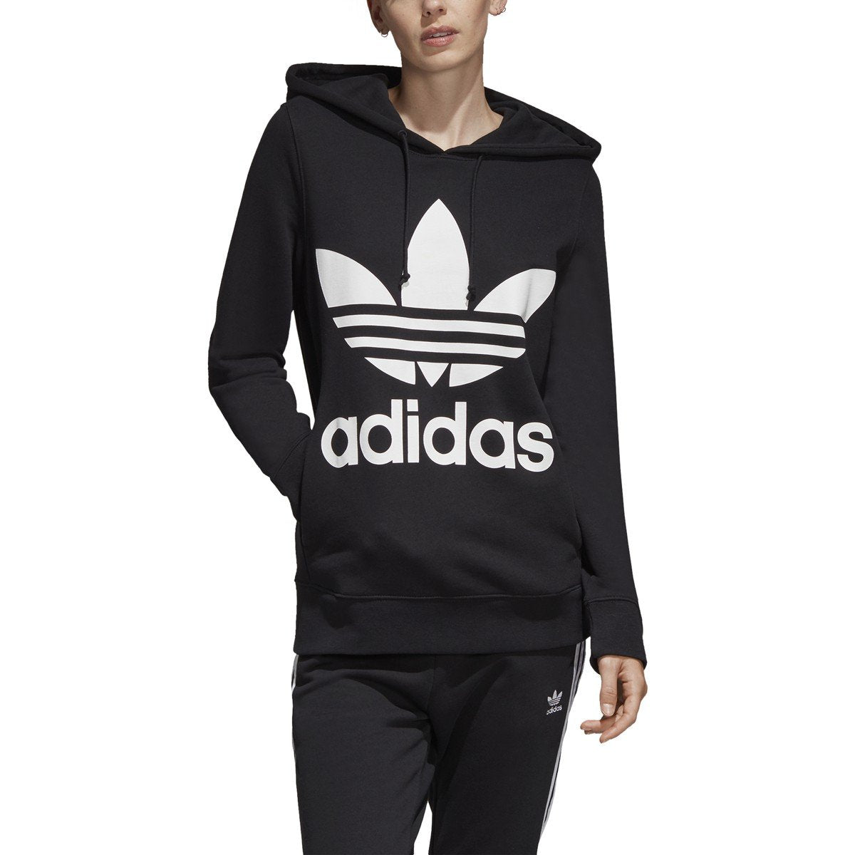 [CE2408] Womens Adidas Originals Trefoil Hoodie