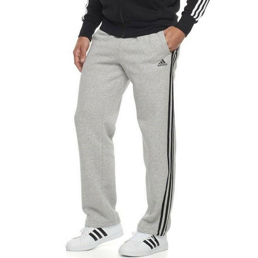 [CE9493] Mens Adidas Essentials 3-Stripes Fleece Pants