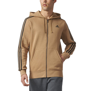 [CF5054] Essentials 3-Stripe Full Zip Fleece Hoodie