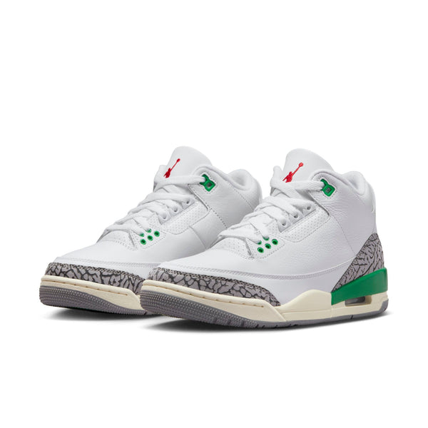 [CK9246-136] Womens Air Jordan RETRO 3 'LUCKY GREEN'